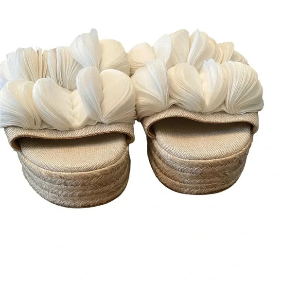 Mercedes Castillo Larissa Chiffon Petal Platform Espadrille - Picture 2 of 13